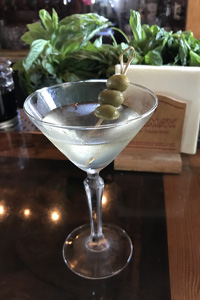 National Vodka Day Dirty Martini with olives
