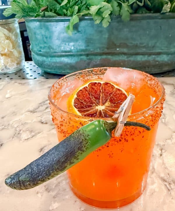 Clockwork Orange Del Maguey Mezcal with Serrano