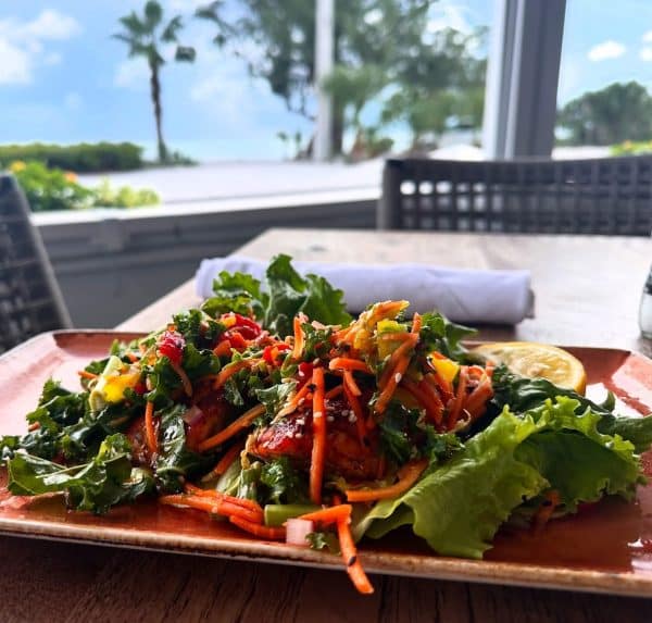 Glazed Salmon Lettuce Wraps The Waterfront