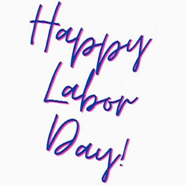 Happy Labor Day from the waterfront restaurant