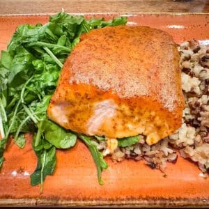 Scottish Salmon on Anna Maria The Waterfront Restaurant