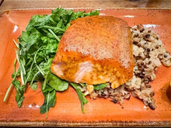 Scottish Salmon on Anna Maria The Waterfront Restaurant