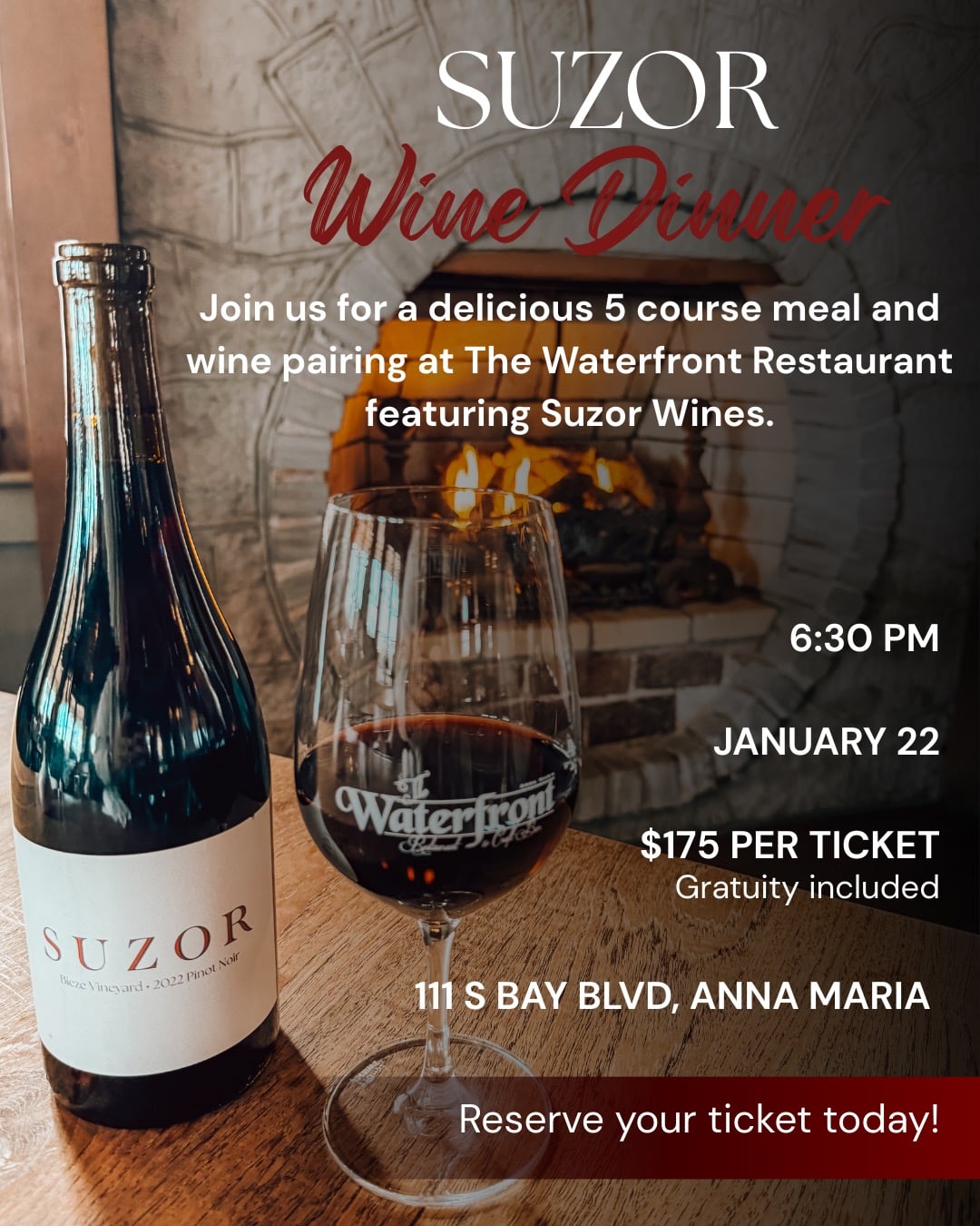 Suzor Wine Dinner AD