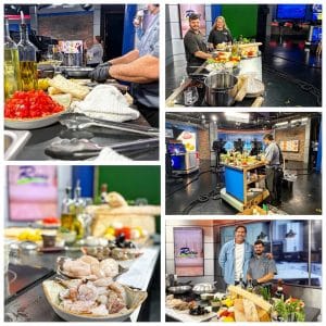 The waterfront restaurant on ABC 7 collage chef Billy