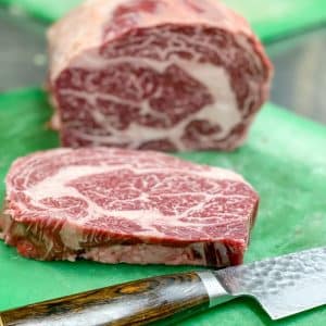 Wagyu Ribeye at The Waterfront Restaurant