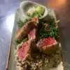 ahi tuna on Anna Maria Wasabi Crusted Tuna